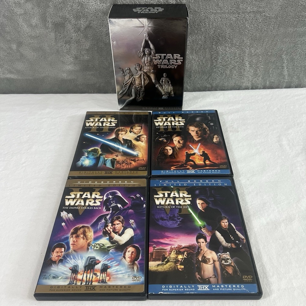 Star Wars Empire Strikes Back & Return of the Jedi  Limited Edition DVD Lot +Mor